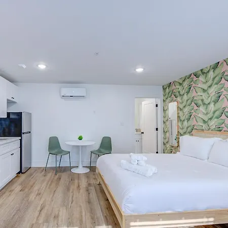 Beverly Hills Studio Apartment 2 Queen Beds Galveston Exterior foto